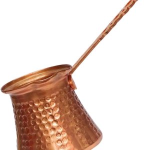 Cabilock Taza de café turco, café expreso, café expreso, mantequilla Cezve, olla de fusión para estufa, cafetera griega árabe, tetera, tetera Cabilock Taza de café turco, café expreso, café expreso, mantequilla Cezve, olla de fusión para estufa, cafetera griega árabe, tetera, tetera