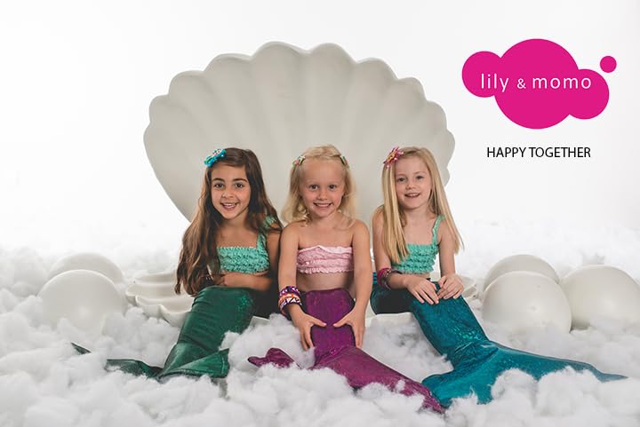 Mermaids Forever – Pinzas para el cabello, color rosa y aguamarina, accesorios para el cabello para niñas, pinza de cocodrilo, adecuadas para todo