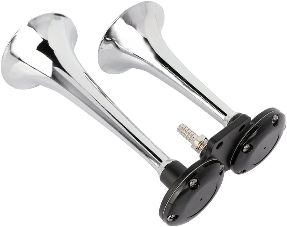 Kit de bocina de aire eléctrica de 150 dB con compresor de aire, trompeta doble, bocina de tren, bocina de aire para automóvil, 12 V, para camiones,