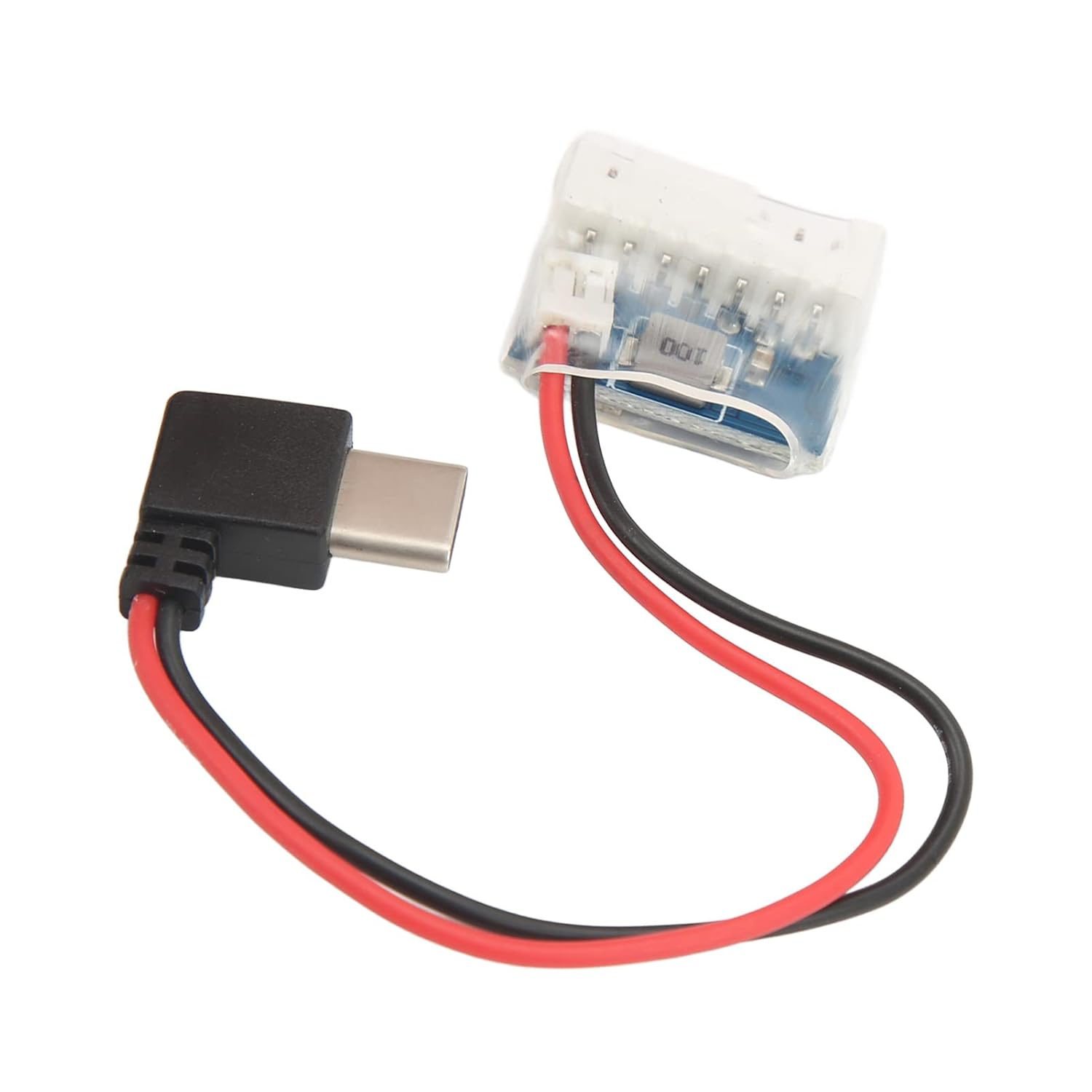 FPV Drone – Cable de carga para cámara tipo C a 5 V, actualizado a 90 grados para enchufe equilibrado, cable de alimentación duradero y seguro para