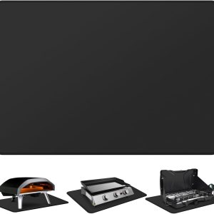 FLASLD Fireproof & Waterproof Under Blackstone Griddle BBQ Mat, Protect Your Prep Table and Outdoor Grill Table – Heat Resistant Grill Table Mat FLASLD Fireproof & Waterproof Under Blackstone Griddle BBQ Mat, Protect Your Prep Table and Outdoor Grill Table – Heat Resistant Grill Table Mat