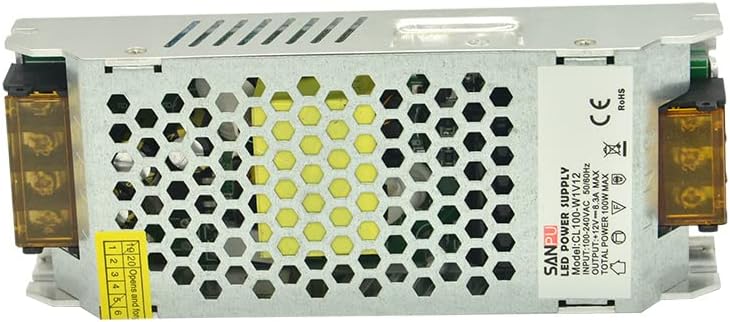 100W 12V SMPS Unidad de fuente de alimentación LED 8A AC a DC Transformador de iluminación Convertidor de controlador para tiras LED interiores