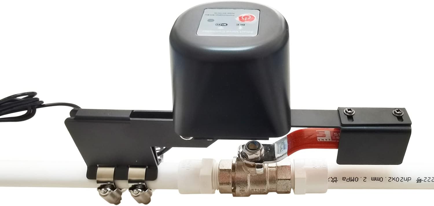 Controlador de válvula WiFi con Bluetooth Smart Water Gas Valve Control remoto automático Control de voz Smart Life y Tuya para Alexa Google