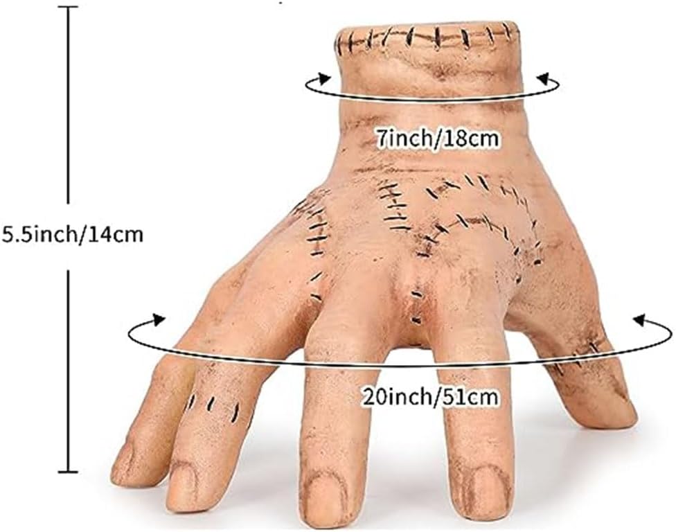 LYW Thing Hand Addams Family, Thing Hand Addams FamilyCosplay decoraciones de fiesta de cumpleaños, suministros de terror, decoraciones de Halloween
