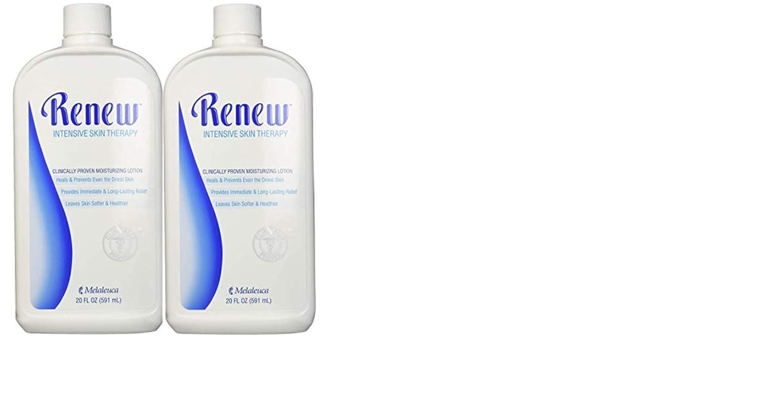 Melaleuca Renew – Loción intensiva para terapia cutánea, 20 onzas, tamaño económico, paquete de 2 unidades