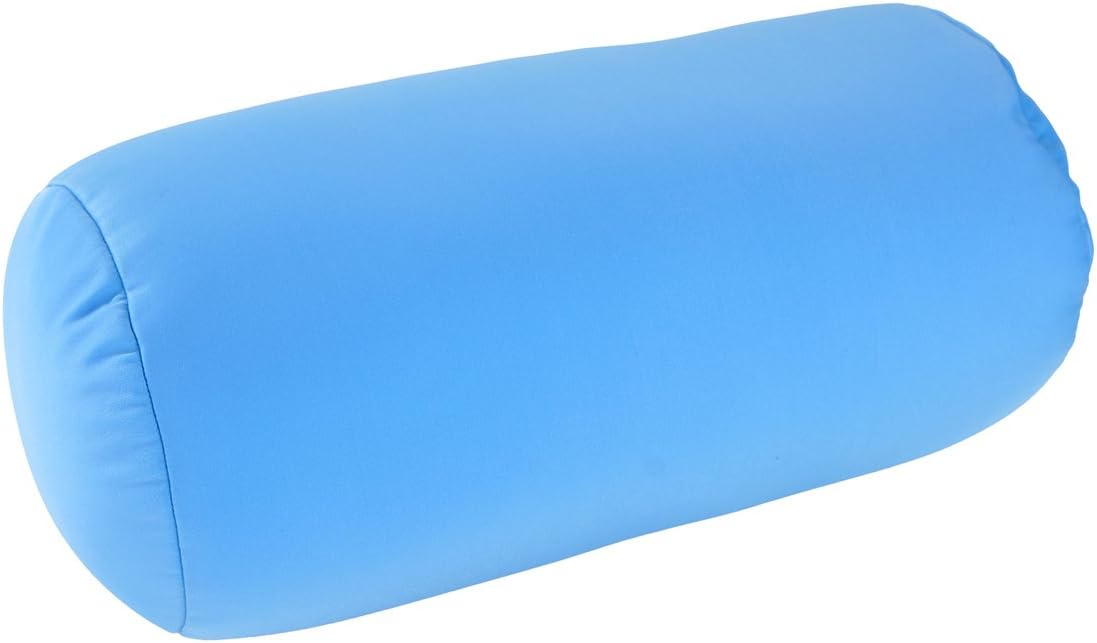 Microbead almohada de refuerzo con funda extraíble con cierre zipper para apretar y sujetar, hipoalergénica y resistente al polvo, tamaño de 14 x 6