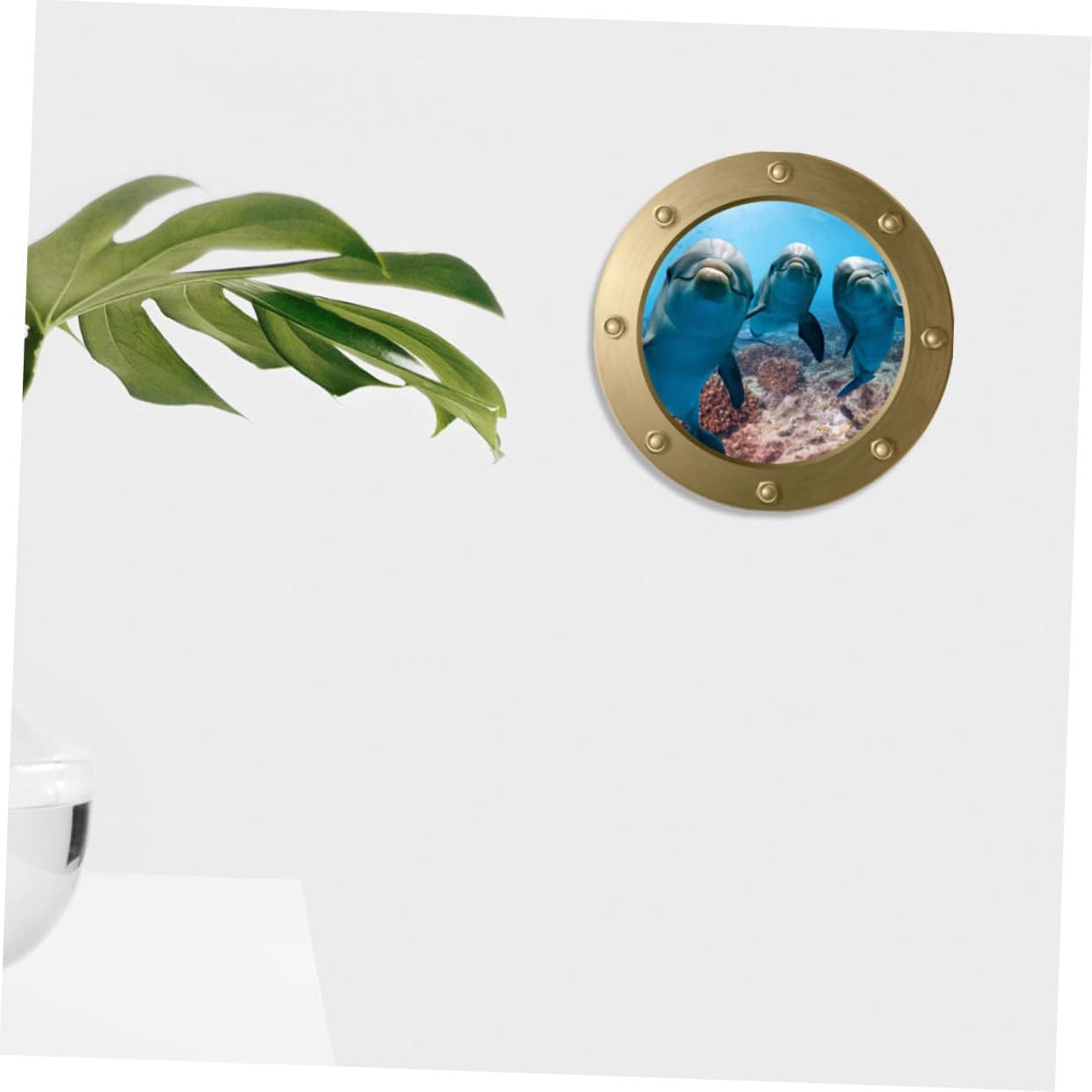 ARTIBETTER 3 calcomanías de pared bajo el mar, calcomanías de pared subacuáticas, calcomanías de decoración de vida marina, animales marinos,