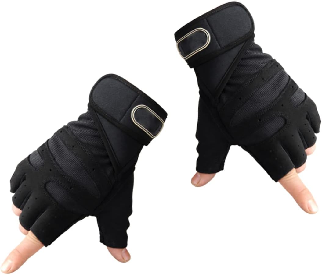 BESPORTBLE 3 Pairs Sports Gloves Exercise Gloves Gym Gloves Up Gloves Guantes para Gym Hombre Mens Glives Half-Finger Gloves Training Gloves Fitness