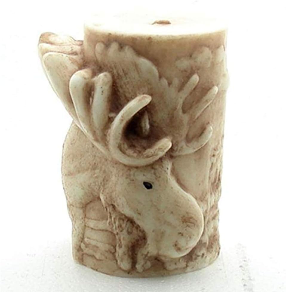 GreatMold – Molde de silicona para velas de ciervos 3D, moldes de cera para velas decoradas, herramienta de fabricación de jabón hecho a mano, molde
