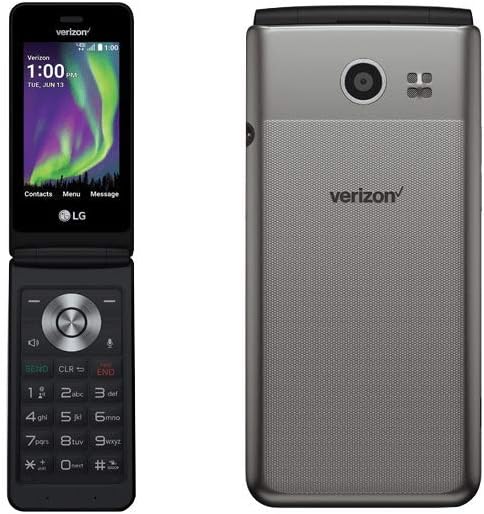 LG – Exalt 4G LTE VN220 con teléfono celular de memoria de 8 GB – Plata (Verizon) (renovado)