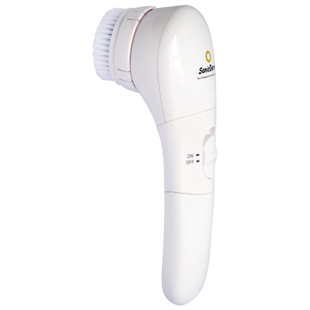 SD-102 – Cepillo facial vibratorio suave para pieles sensibles – promueve un masajeador facial y corporal saludable y limpio