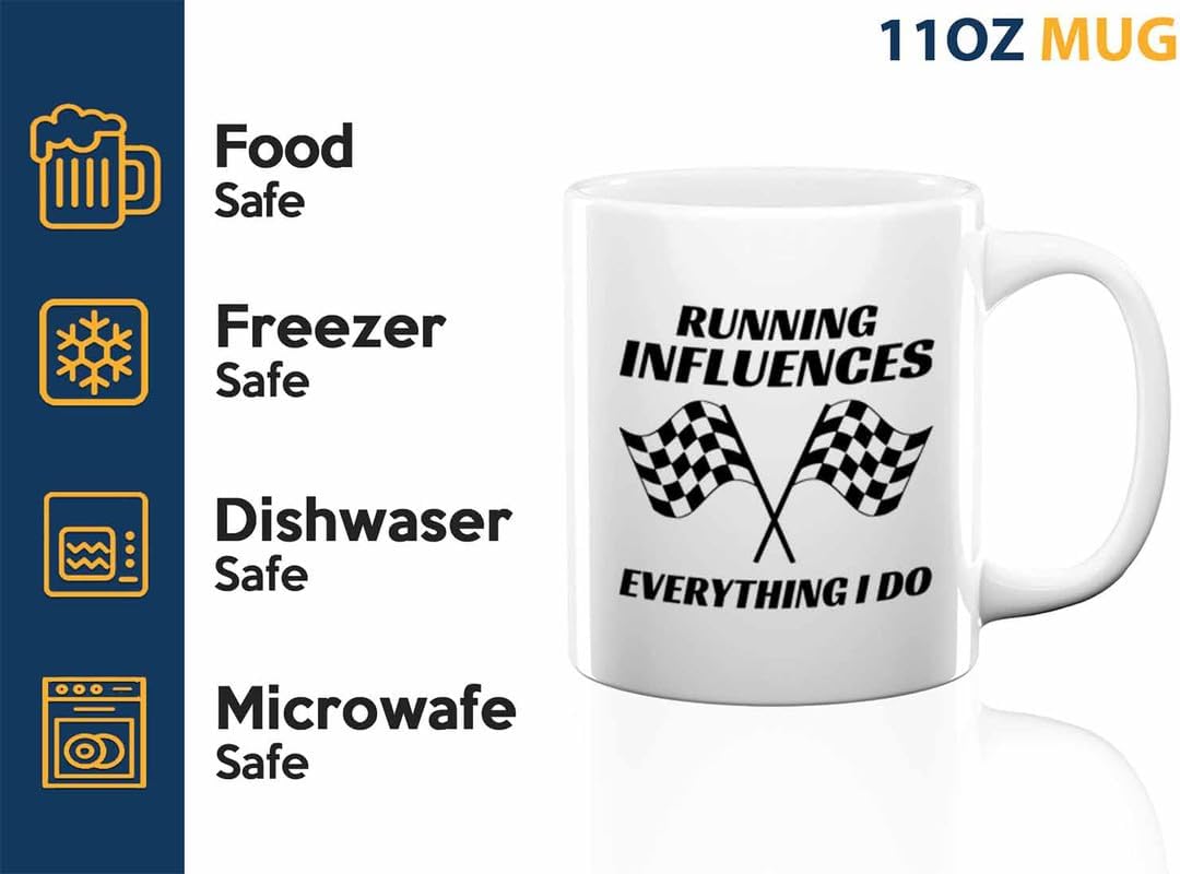Racer Coffee Mug 11oz White – Everything I Do – Fuel Speed Racer Car Guys Circuit Automotive Racing Boy Gifts For Him Dad Men Boyfriend