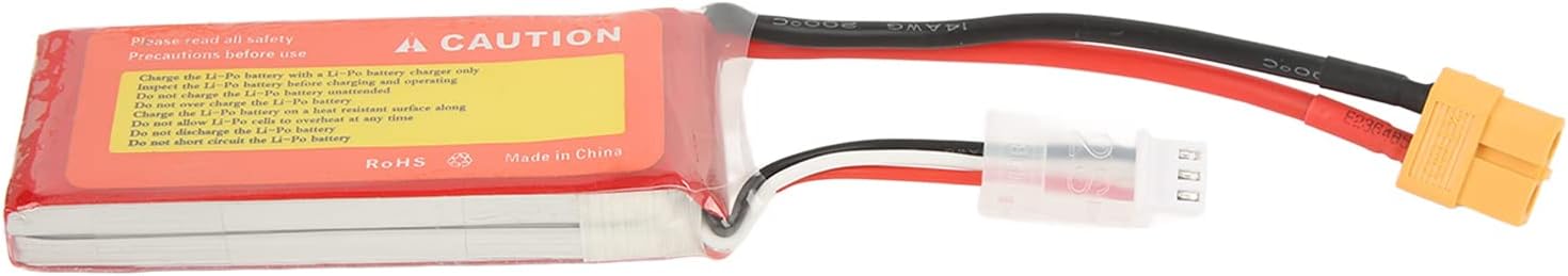 Batería LiPo de 11.1V 1500mAh 100C 3S con enchufe XT60, control remoto por aplicación controlada QAV250 Quadcopter baterías de vehículos