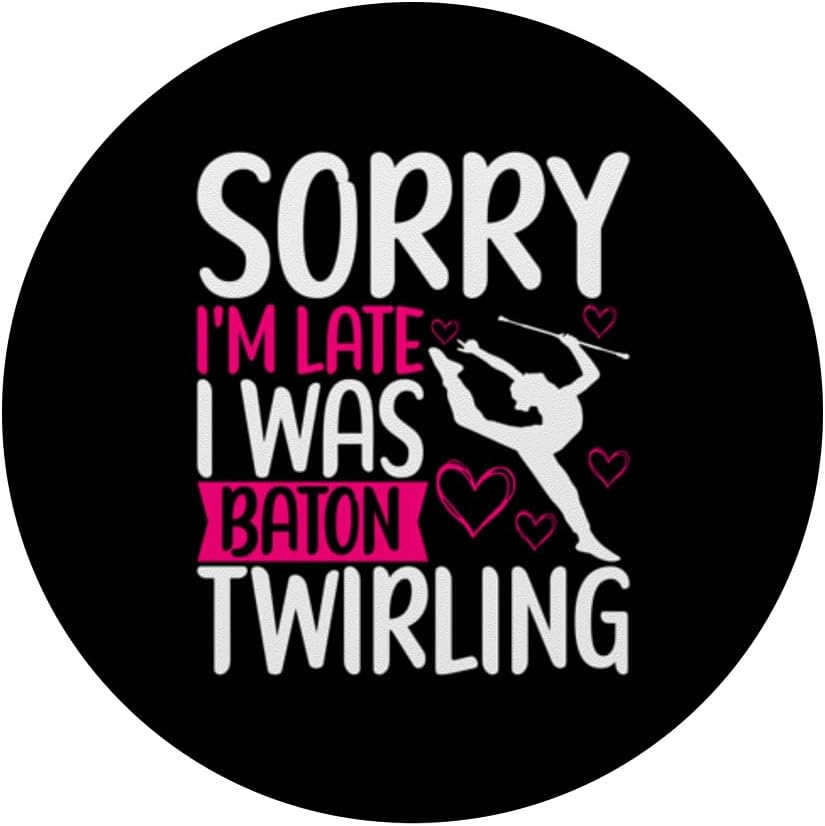 Baton Twirling Outfit Majorette Baton Twirler PopSockets Standard PopGrip
