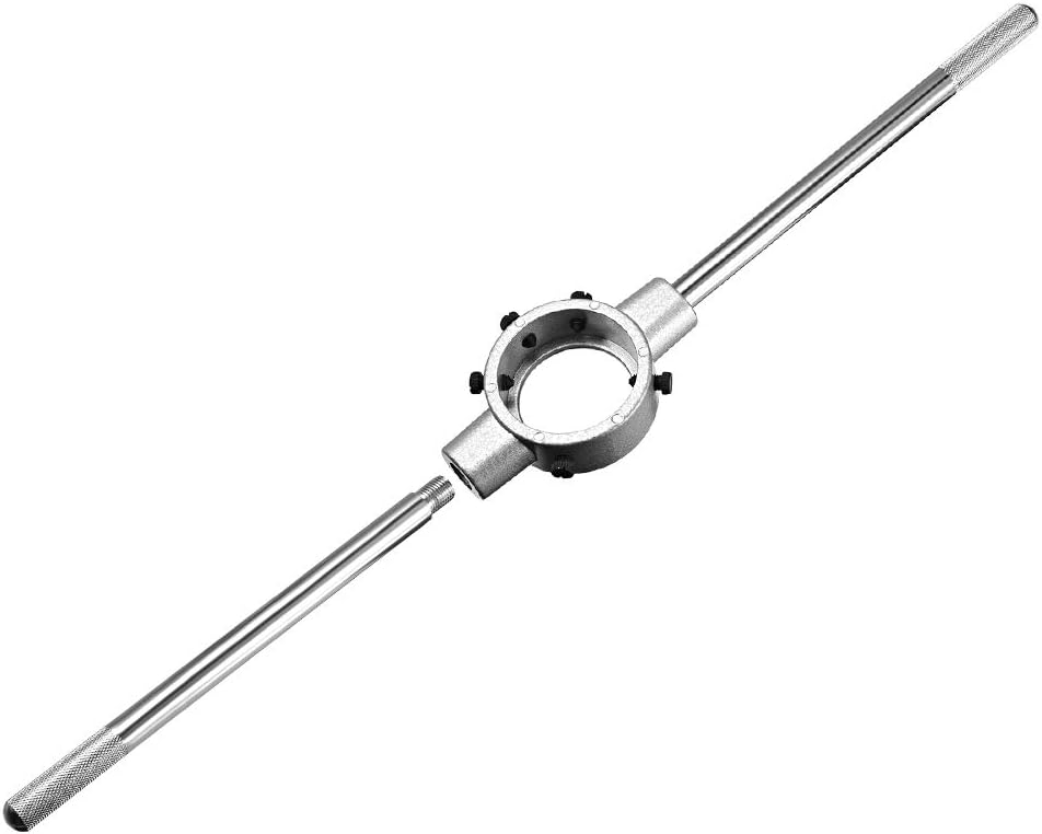 uxcell Soporte de llave de mango redondo de 2.559 in, para troquel redondo métrico M30-M361.850 in-2.559 in, con mango moleteado
