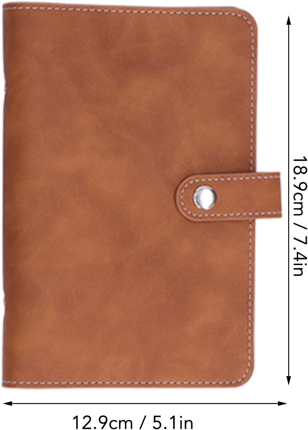Carpetas planificadoras, cubierta de piel sintética, cubierta de cuaderno de composición para cuaderno, carpeta recargable, carpeta planificadora, 6