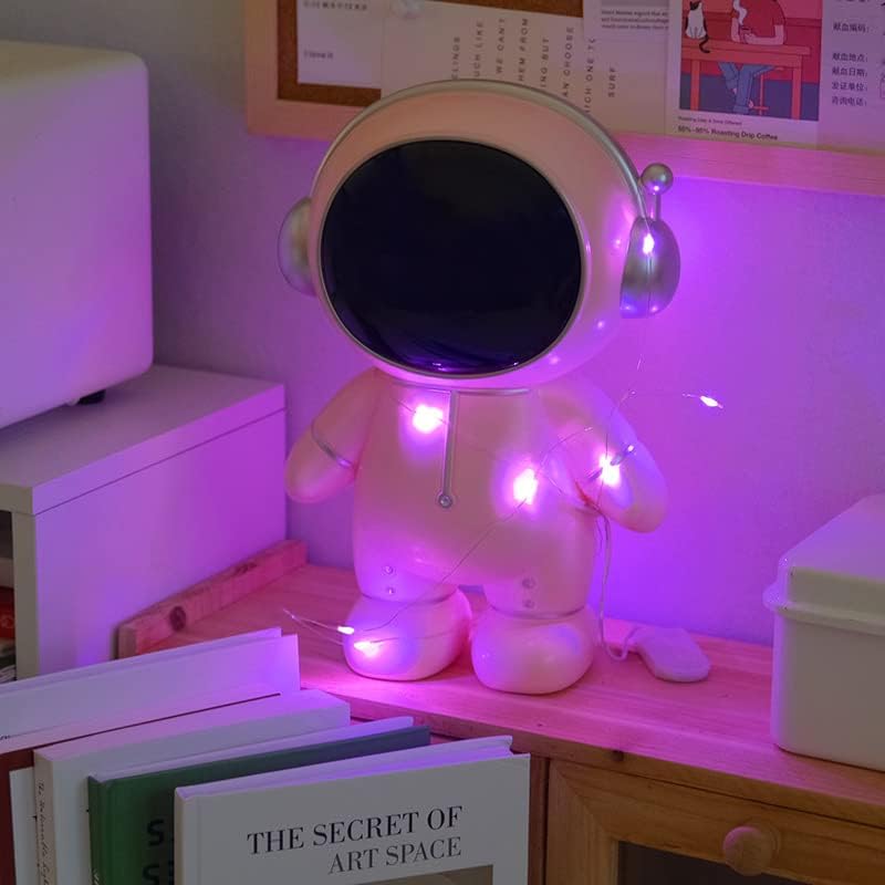 Alcancía de astronauta, bonita caja de dinero de astronauta, figura de astronauta, decoración de escritorio, estatua, adorno divertido de astronauta