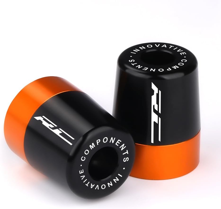Extremos de la barra de la manilla, empuñaduras de mano, tapas de enchufe compatibles con KTM 390 RC 2014-2023  Almohadilla de equilibrio de