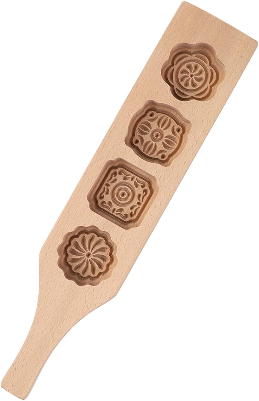Hornear madera de haya, pastelería, pastel de frijoles mung, pastel de luna para hornear Molde para molde de piel de hielo para moldes de brioche