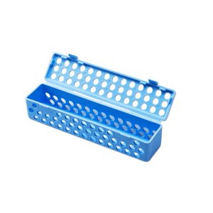 Contenedor de plástico de esterilización de instrumentos dentales para almacenamiento de laboratorio dental Caja de casetes de autoclave dental Contenedor de plástico de esterilización de instrumentos dentales para almacenamiento de laboratorio dental Caja de casetes de autoclave dental