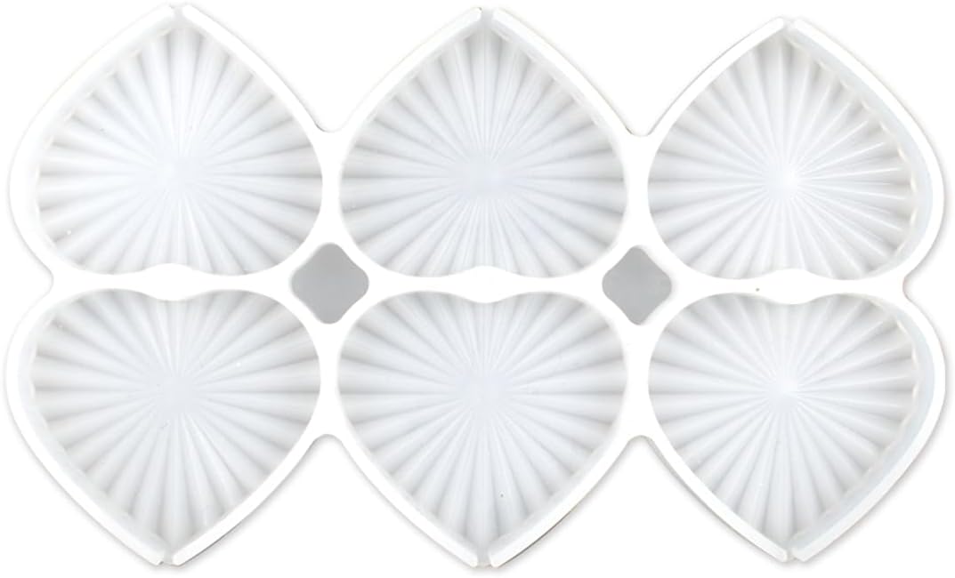 Moldes de silicona para piruletas para chocolate y dulces, moldes para tartas, moldes de diamantes con forma de corazón, pastelería, 2 unidades (D_
