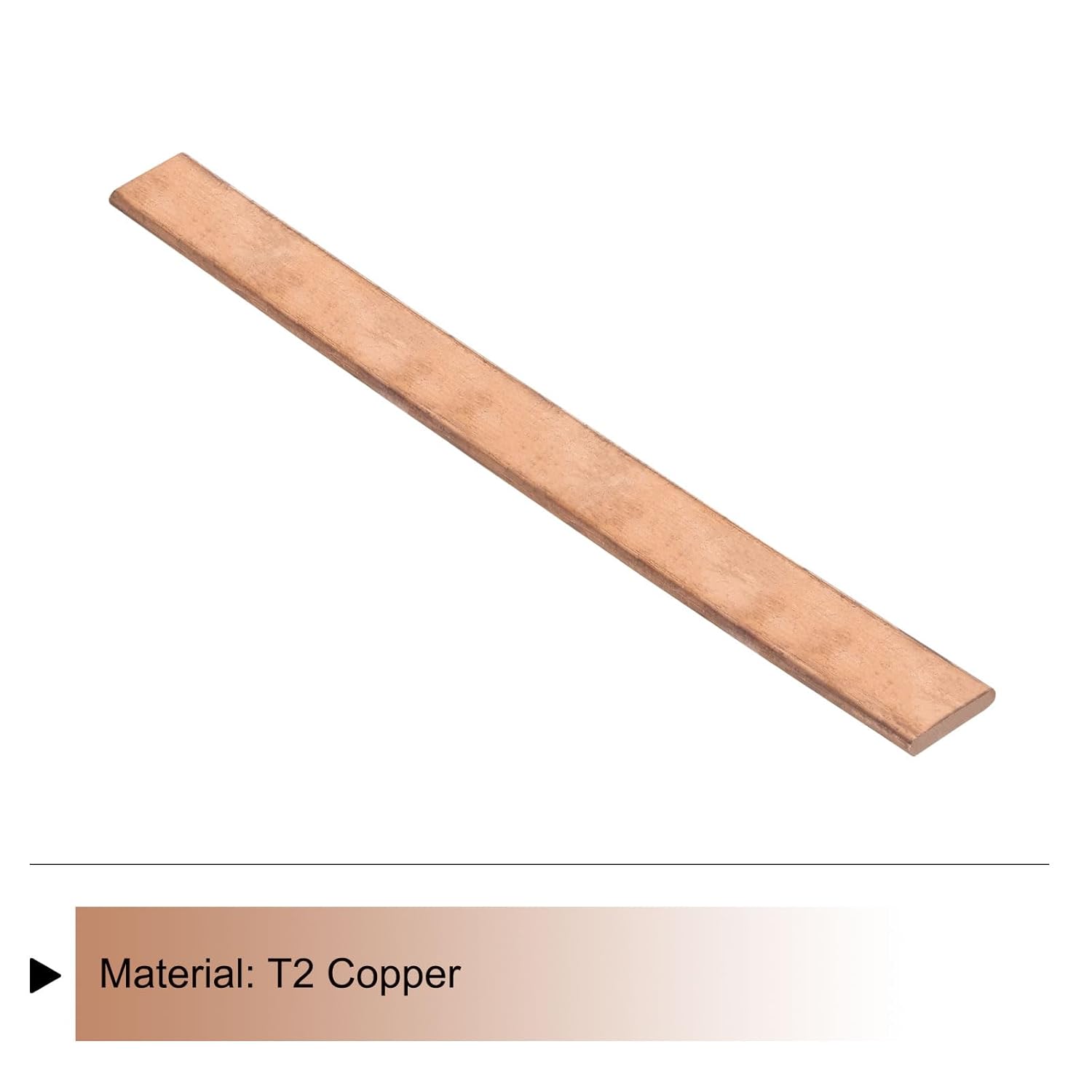 MECCANIXITY 1 barra plana de cobre de 12 x 1 pulgada, barra de cobre de 14 pulgadas de grosor para proyectos arquitectónicos de sistemas de puesta a