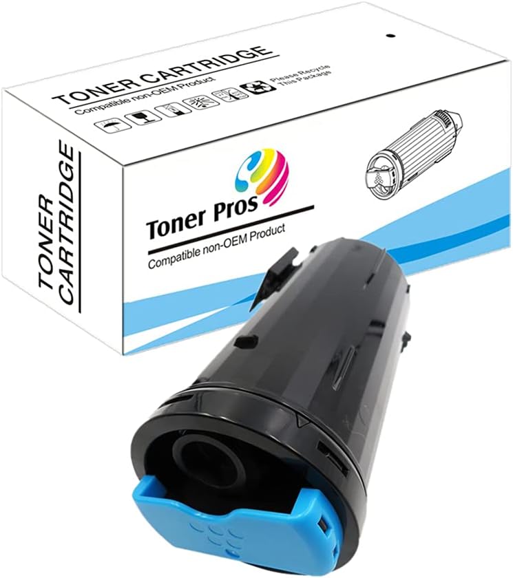 TONER PROS Reemplazo de tóner remanufacturado rendimiento extra alto páginas negras de 12,1 K para impresoras Xerox Versalink C500 C500DN C500N C505