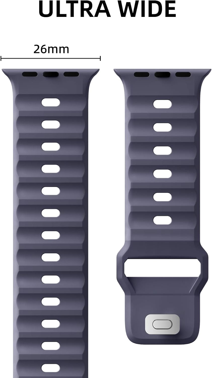 Correas deportivas compatibles con Apple Watch Ultra 2Apple Watch Ultra Band de 1.929 in 1.772 in 1.732 in 1.654 in para hombres, correas de