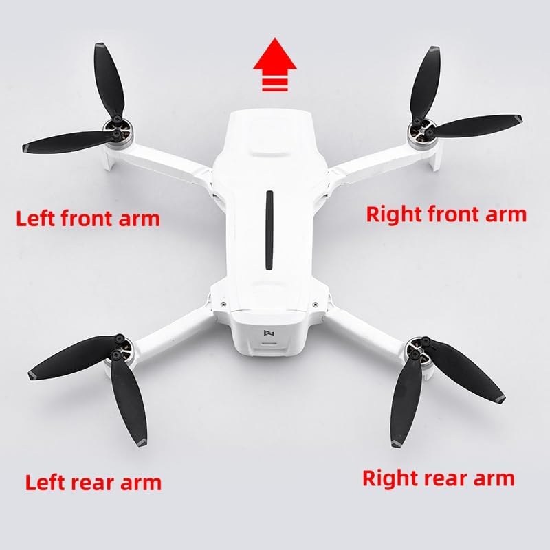 para FIMI X8 Mini Brazo Motor con Piezas de Reparación de Drone (Color  Brazo Delantero Izquierdo)