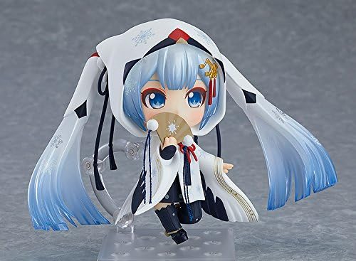 Good Smile Snow Miku (versión de la sacerdotisa de la grulla), figura de acción de Nendoroid