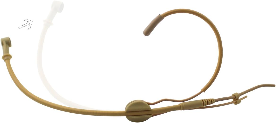 J K MIC-J 069 Auriculares con gancho para la cabeza Micrófono unidireccional compatible con el sistema de micrófono inalámbrico AKG Samson – Mini