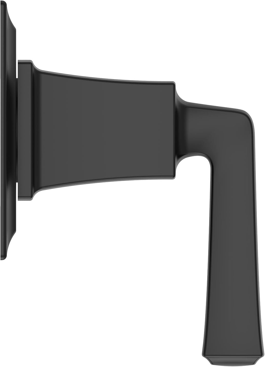American Standard T455430.243 Town Square S – Moldura de válvula desviadora, negro mate