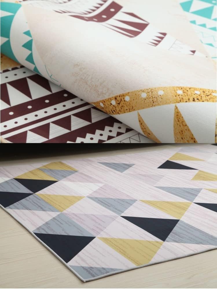 Aesthetics – Tapete de cocina con diseño de mariposa y animales, antideslizante, antideslizante, cómodo, suave, tapete de pie