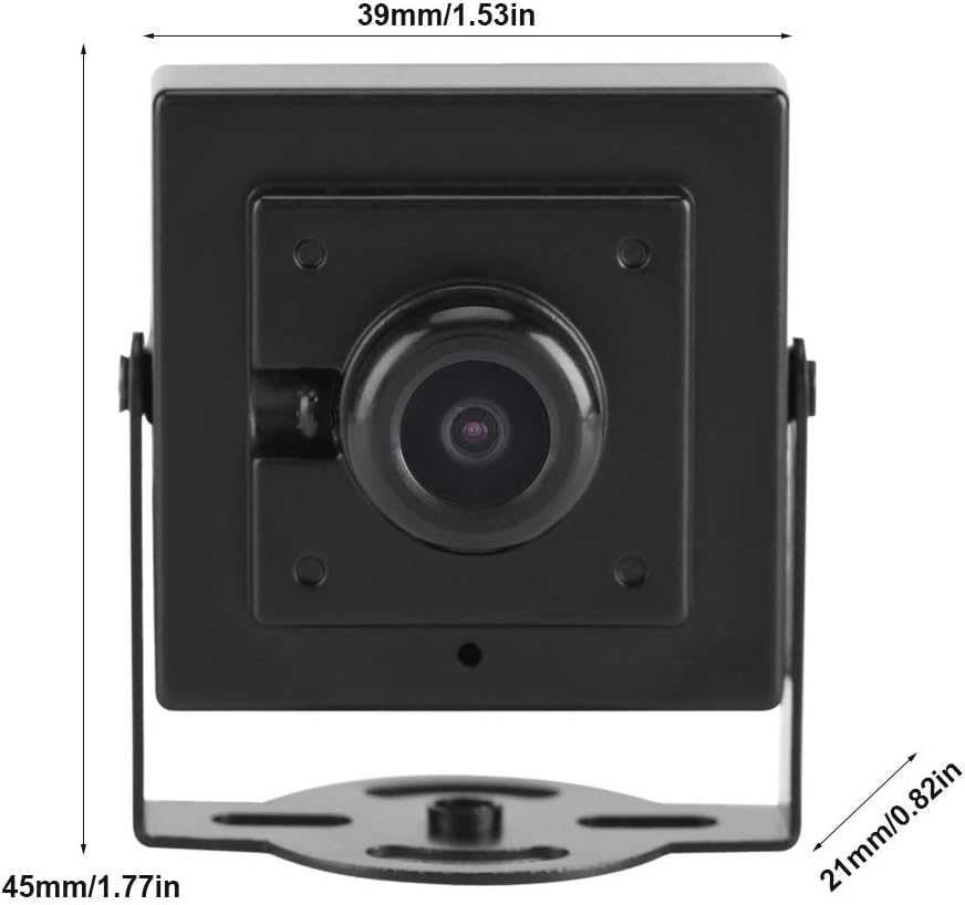 Cámara gran angular, duradera mini HD 700TVL 170 gran angular cámara de vigilancia de fácil instalación de 0.083 in lente cámara de seguridad para
