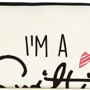 Decohim Bolsa de maquillaje para mujer linda bolsa de cosméticos, Blanco023 Decohim Bolsa de maquillaje para mujer linda bolsa de cosméticos, Blanco023