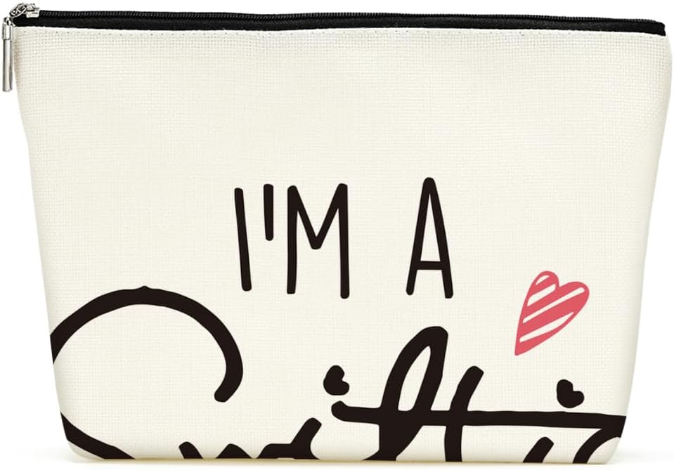 Decohim Bolsa de maquillaje para mujer linda bolsa de cosméticos, Blanco023