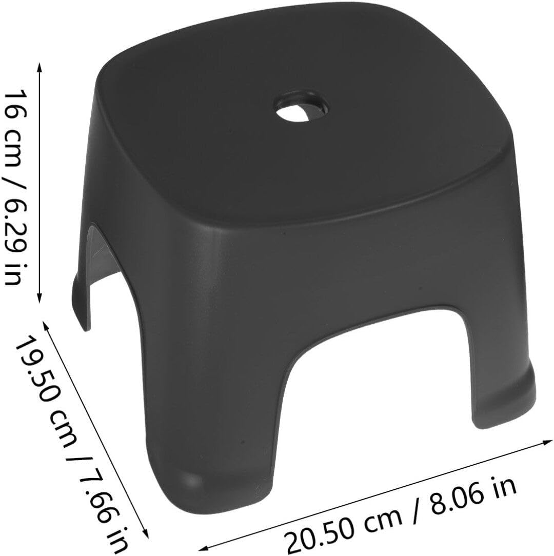 Holibanna Taburete de plástico para baño para baño, taburete para baño, cambiador de zapatos, taburete de pesca para el hogar