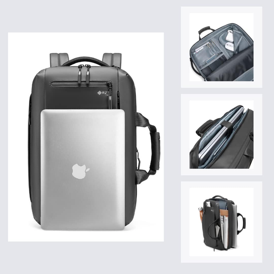 Business Smart – Mochila ligera profesional, extra grande aprobada para vuelos de 25 litros, resistente al agua, duradera, de 17 pulgadas, Negro -,