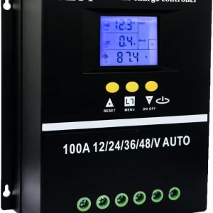 Y&H Controlador de carga solar MPPT 80A 12V 24V 36V 48V Pantalla LCD Batería Regulador inteligente Max 100V Entrada USB dual para plomo-ácidolitio Y&H Controlador de carga solar MPPT 80A 12V 24V 36V 48V Pantalla LCD Batería Regulador inteligente Max 100V Entrada USB dual para plomo-ácidolitio