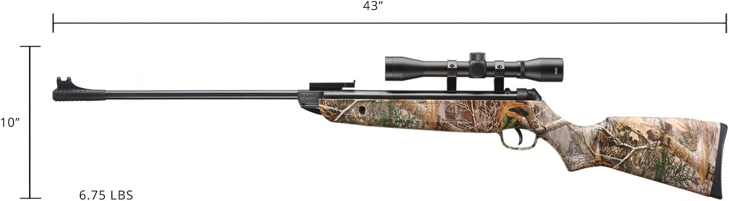 Lancer Tactical Air .22 Calibre 0.217 in Pellet Break barril rifle de aire con alcance