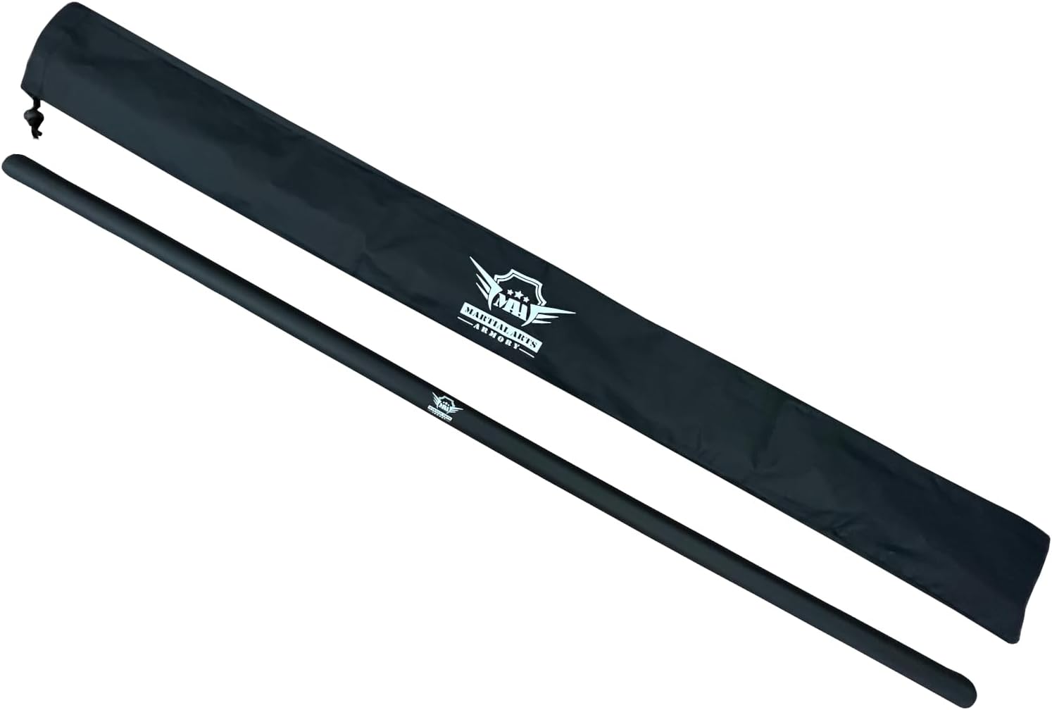 Martial Arts Armory Bo Staff acolchado de espuma para práctica segura y entrenamiento con bolsa de transporte