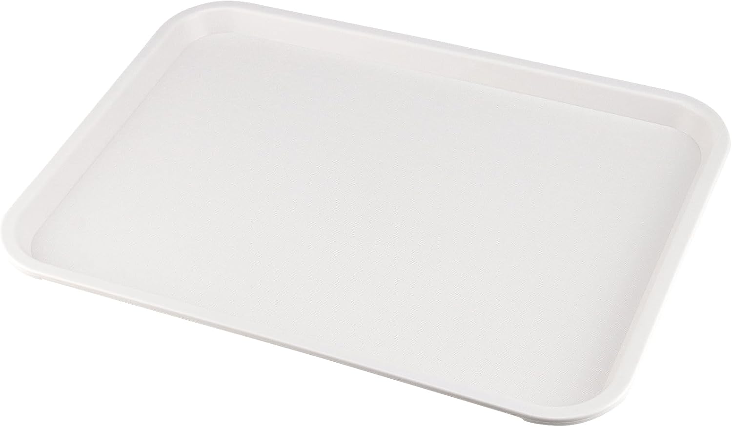HEIHAK Paquete de 10 bandejas de plástico para comida rápida, bandejas de plástico para cafeterías de 16 x 12 pulgadas con superficie texturizada,