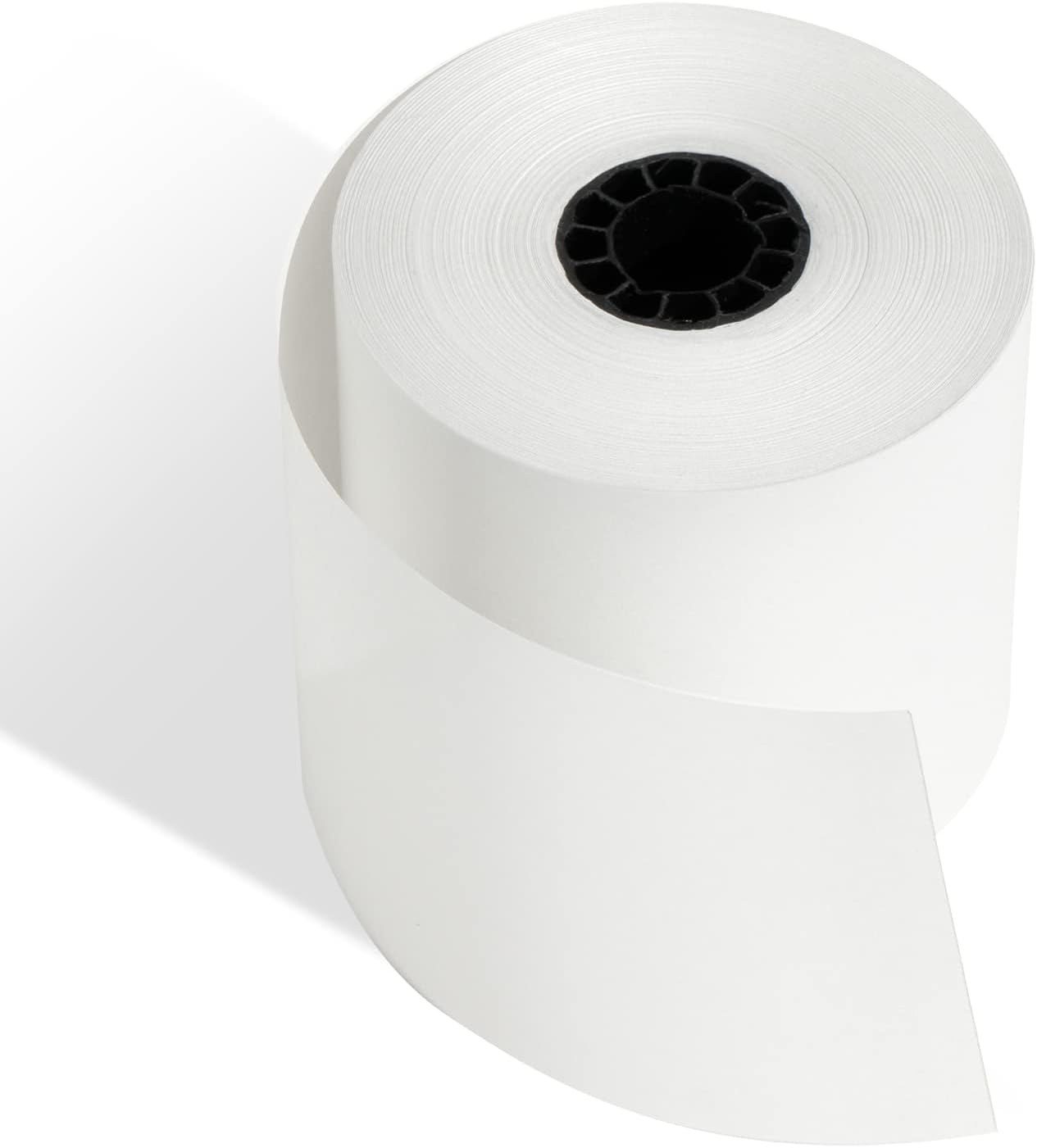 (24 rollos) 2 14 x 150 pies Máquina de adición blanca Rollos de papel de cinta de papel premium de una capa Máquina de adición de