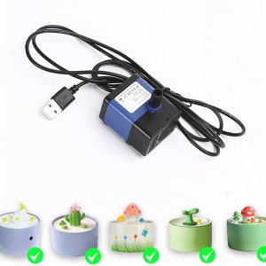 Bomba de fuente de agua de cerámica para gatos, bomba de fuente de agua para mascotas, para fuente de bebida para mascotas, dispensador de agua para Bomba de fuente de agua de cerámica para gatos, bomba de fuente de agua para mascotas, para fuente de bebida para mascotas, dispensador de agua para