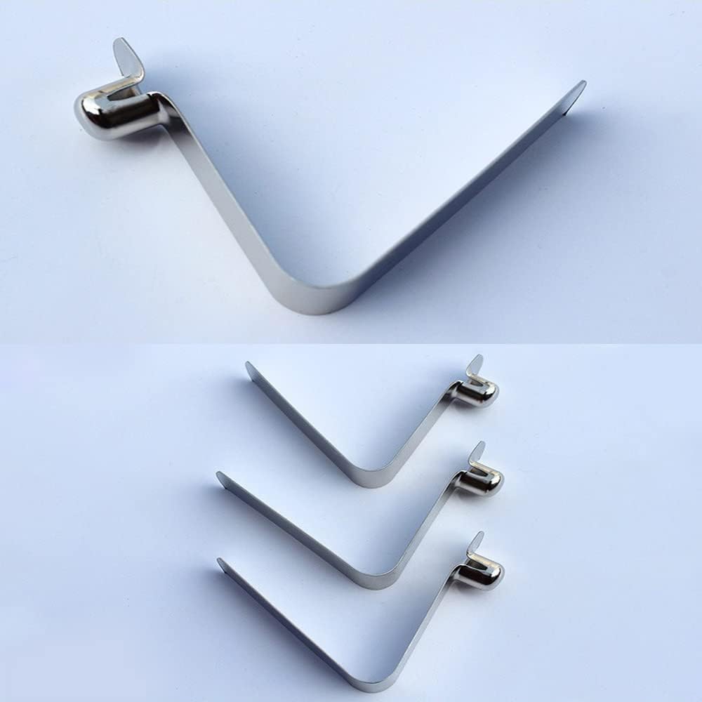 Paquete de 10 clips de resorte a presión en forma de V para kayak, botón telescópico de poste de un solo botón, cuatro esquinas, tienda de campaña,
