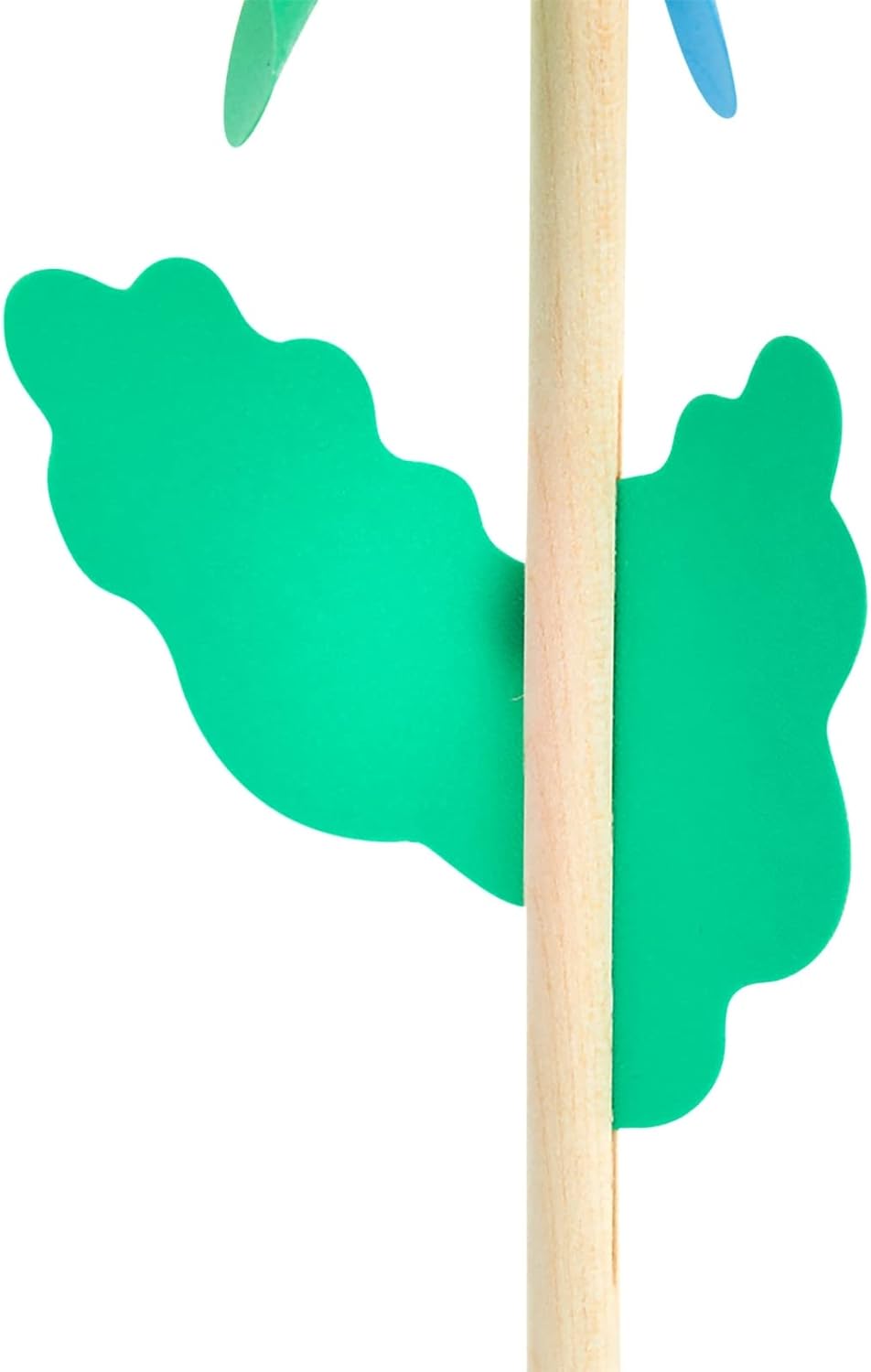 BLUE PANDA Paquete de 12 molinetes de flores arcoíris para patio y jardín, molinillos de viento y recuerdos de fiesta al aire libre para niños,