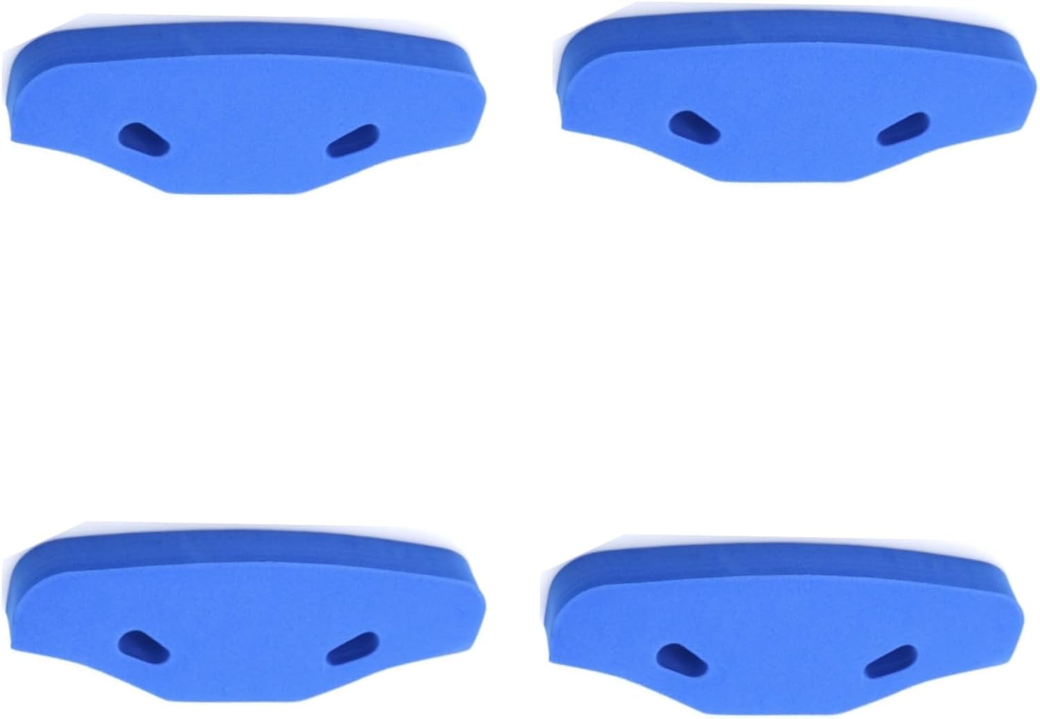 4PCS RC uretano parachoques delantero para Tamiya TT-01TT-02TGS 53683 OP683 51007 Parachoques actualización piezas (azul