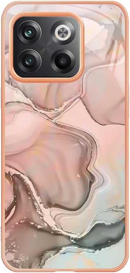 Funda para OnePlus 10T 5G, OnePlus ACE Pro, TPU suave + patrón de mármol IMD diseño delgado mejorado para cámara y protección de pantalla para niñas