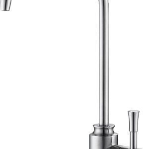 Achelous Grifo de filtro de agua de cocina de níquel cepillado, grifo de agua potable sin plomo de acero inoxidable que se adapta a unidades de Achelous Grifo de filtro de agua de cocina de níquel cepillado, grifo de agua potable sin plomo de acero inoxidable que se adapta a unidades de