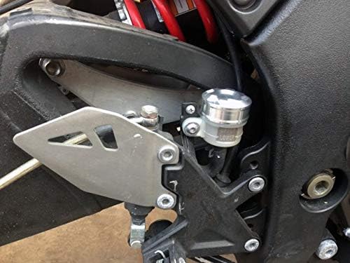 Tapa de depósito de freno trasero para Kawasaki Z250 Z650 Z750 Z800 Z900 Z1000SX Versys-X300 KLE6501000 Versys ER6NF Ninja H2H2R GTR1400 ZZR1400